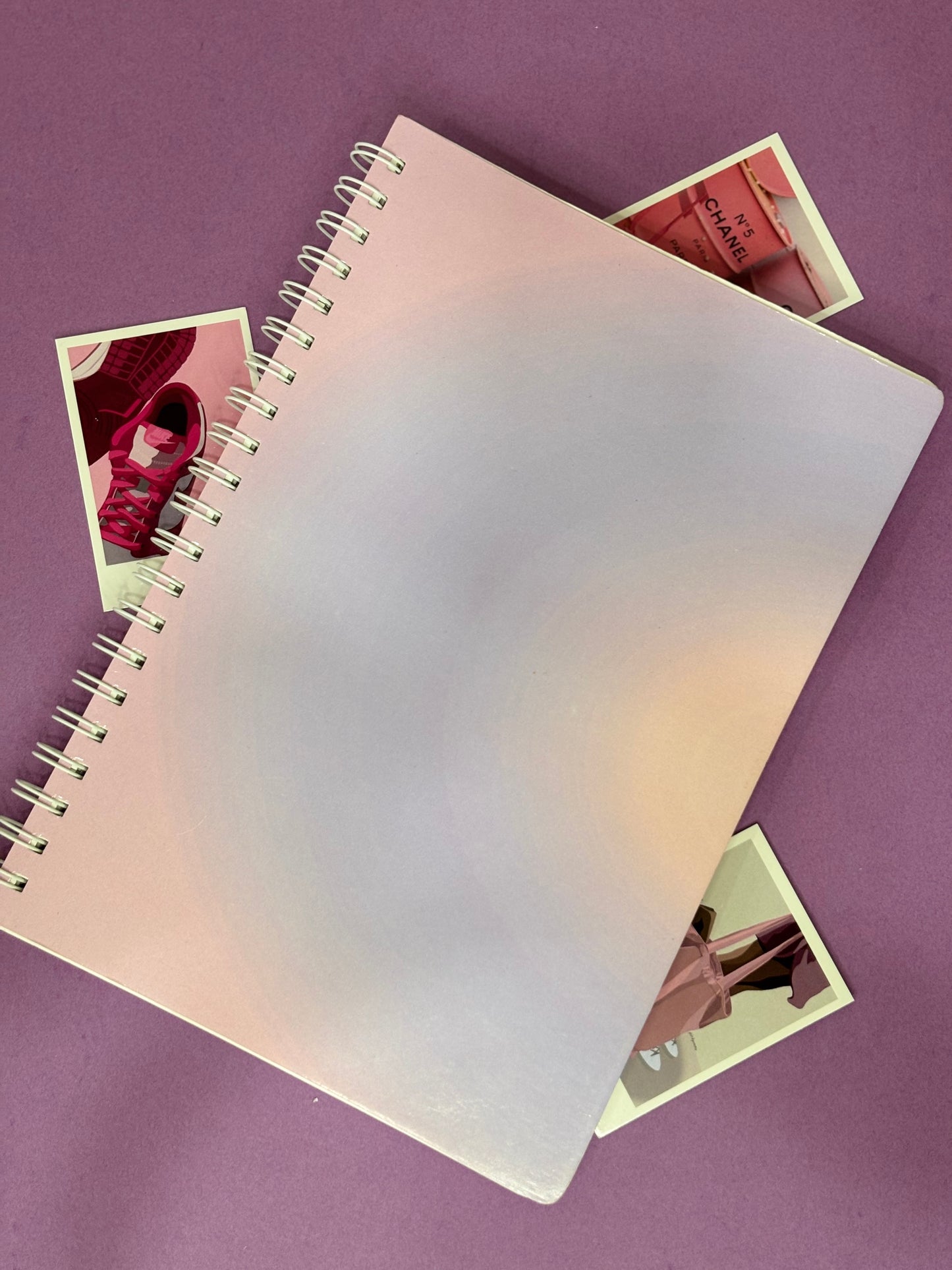 Set of Four -A4 spiral Notebook