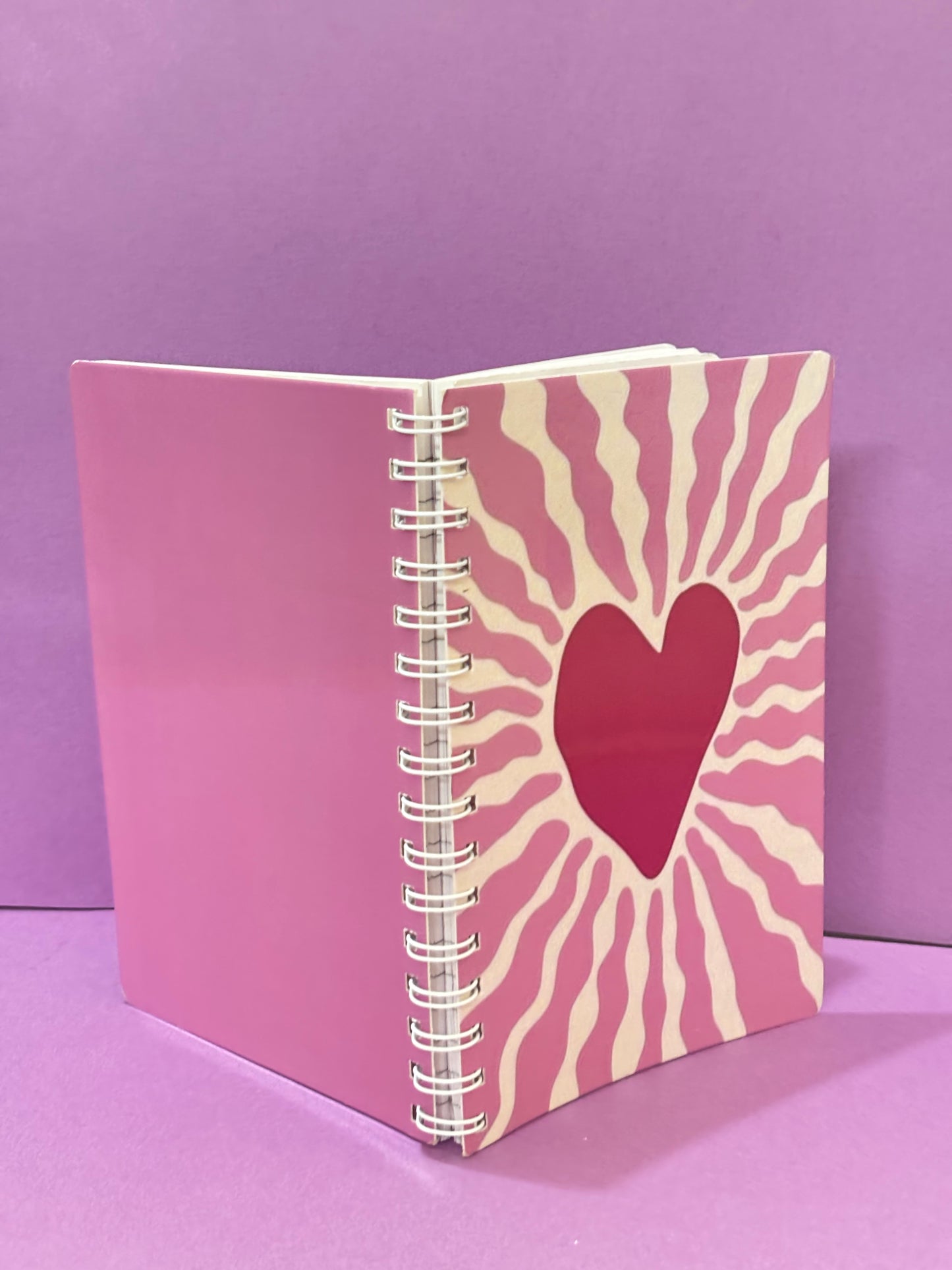 Retro Love spiral Diary