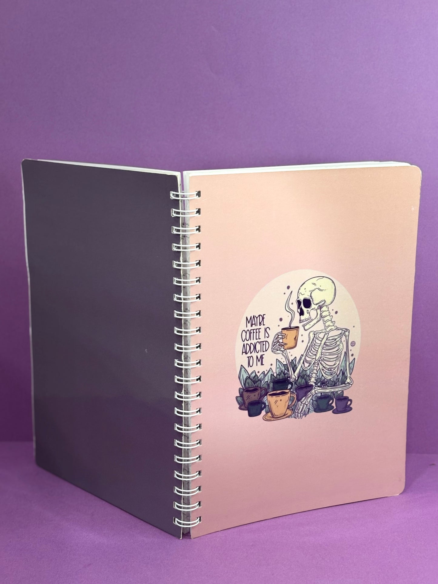 Overthinker's Brew Notebook - A4 Spiral Notebook