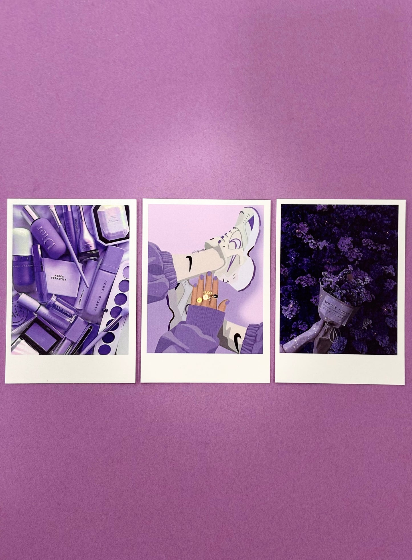 Lavender Haze Set of 9 Polaroids