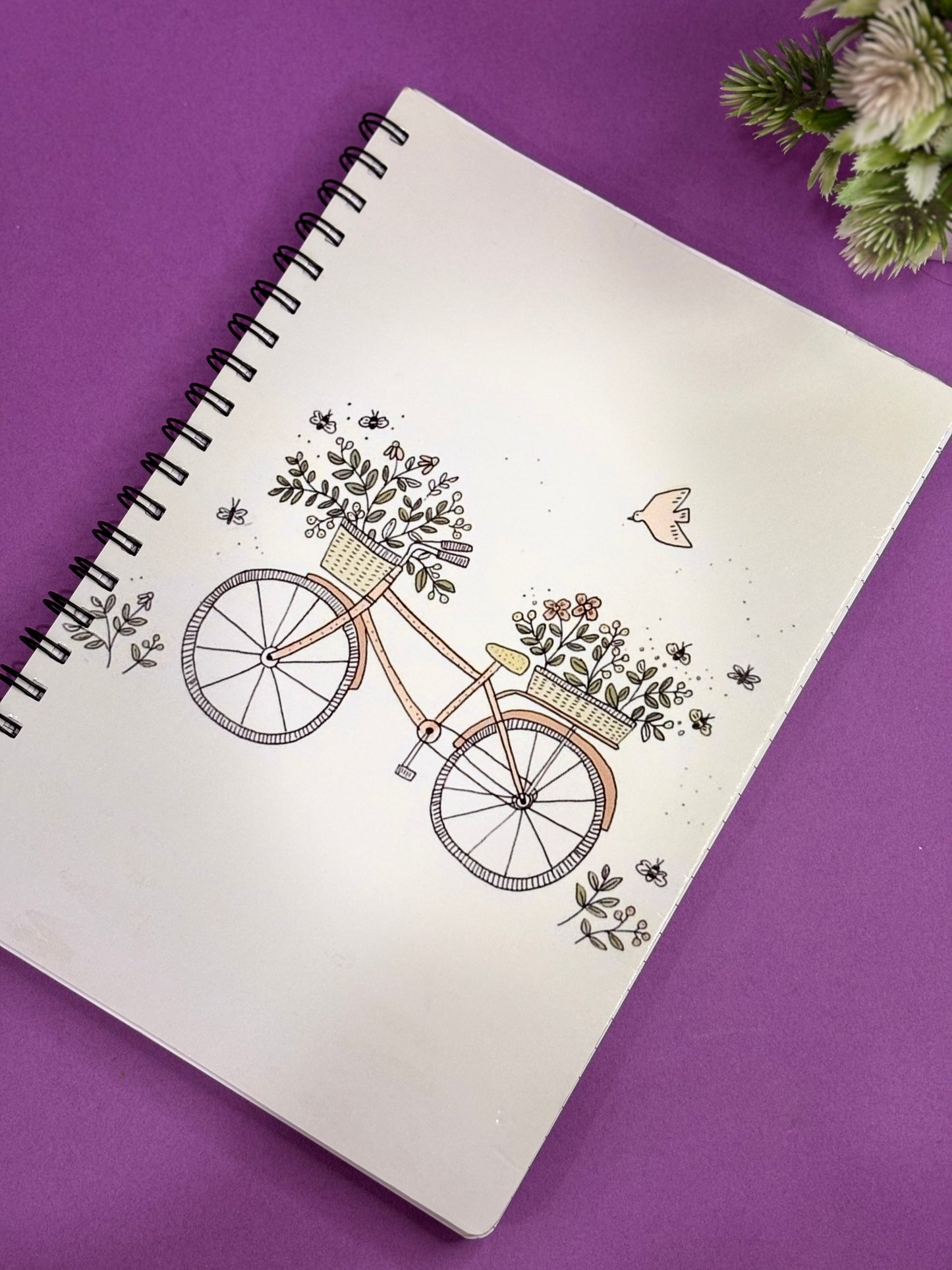 Set of Four -A4 spiral Notebook