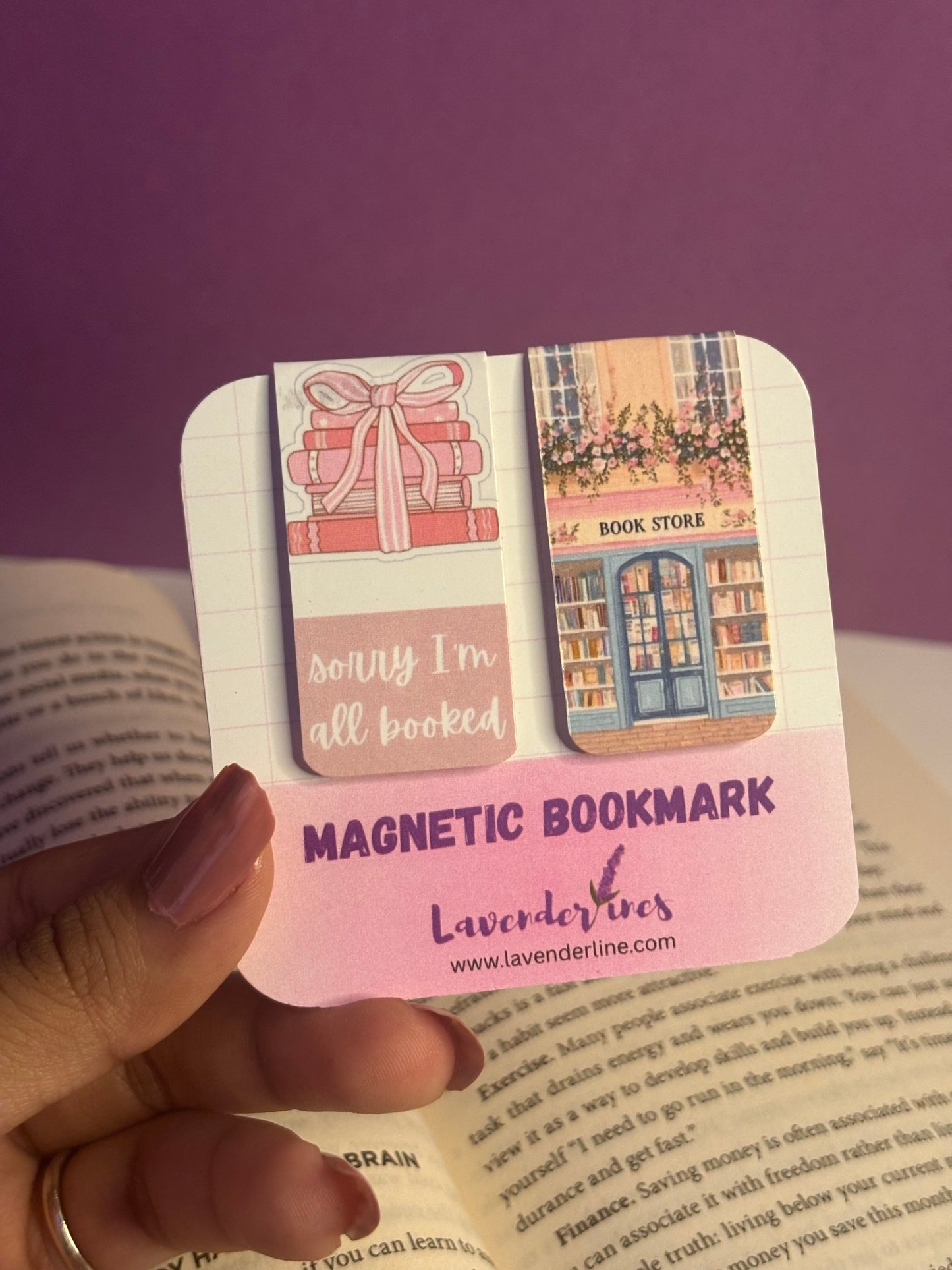 Marked With Love
– Magnetic Bookmark Set
