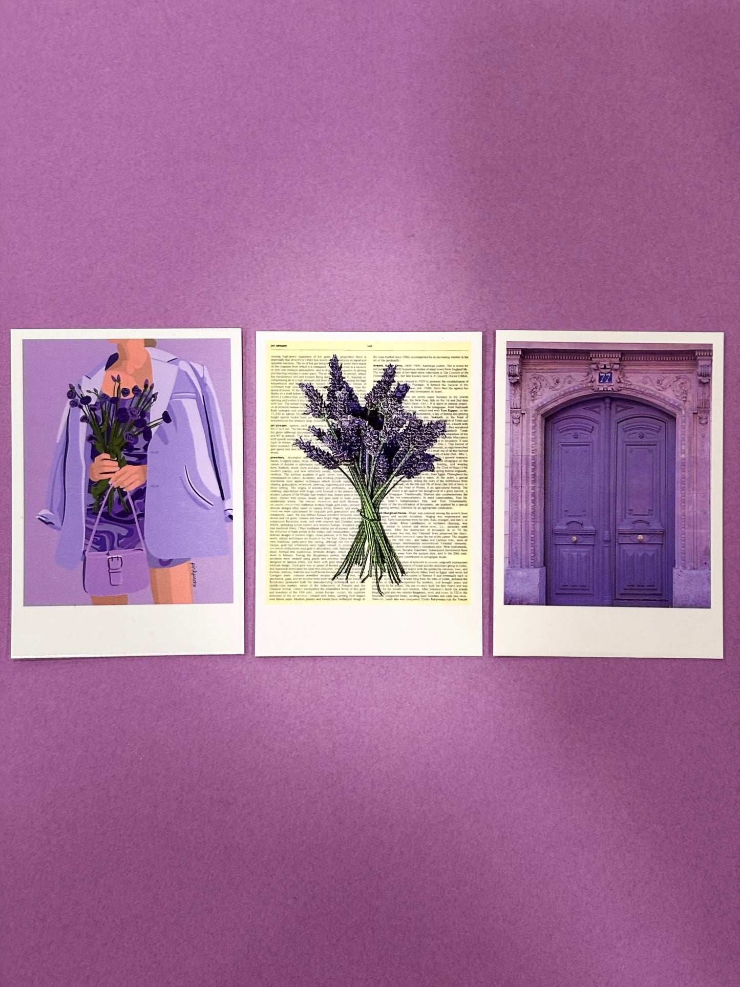 Lavender Haze Set of 9 Polaroids