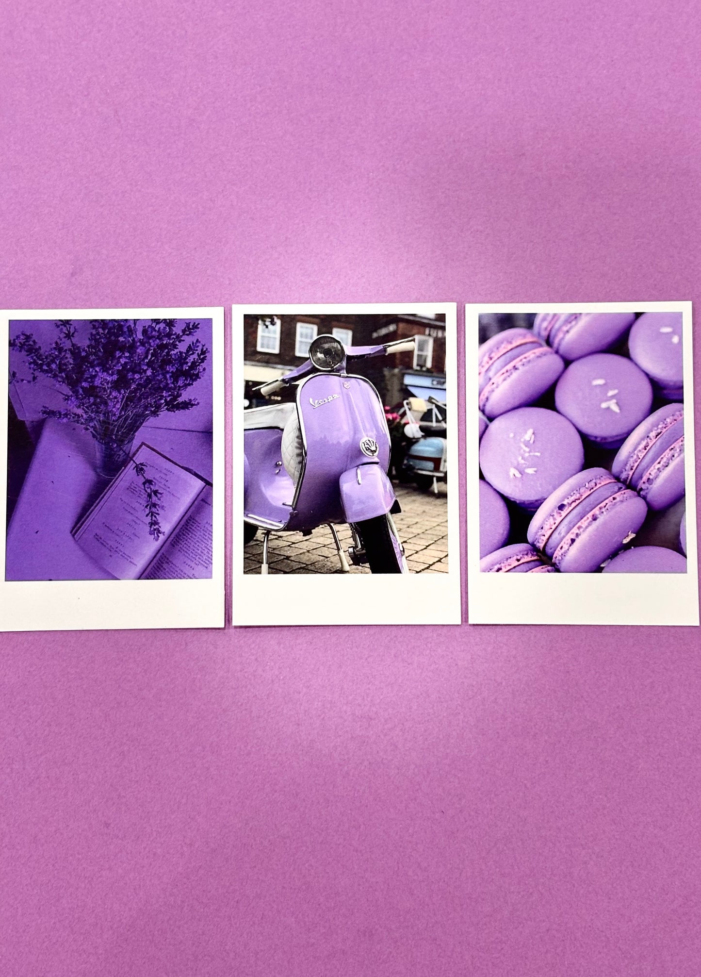 Lavender Haze Set of 9 Polaroids