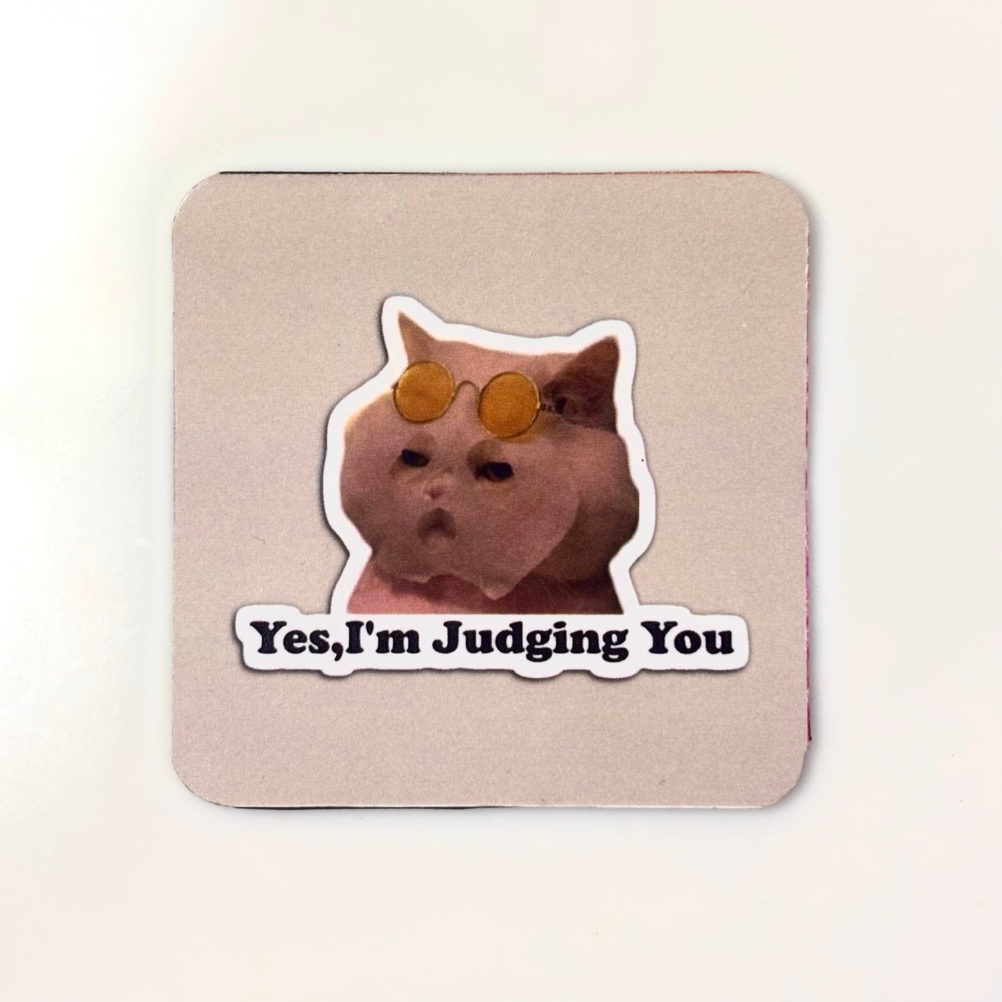 Judgy Cat Magnet – “Yes, I’m Judging You”