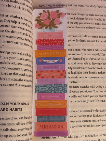 Bookish Bloom - Bookmark