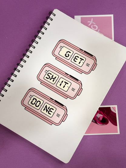 Set of Four -A4 spiral Notebook