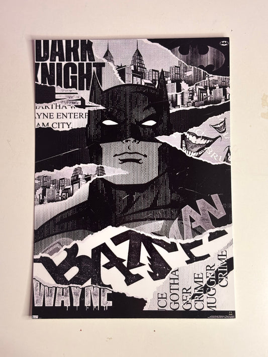 “Batman: The Dark Knight Collage” A5 Gloss Poster