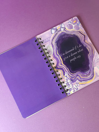 The Wild Lavender- Spiral Diary