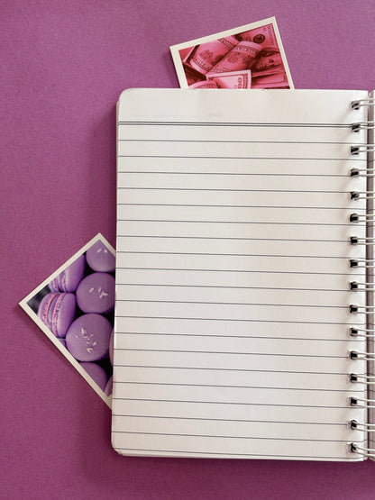 Retro Love spiral Diary