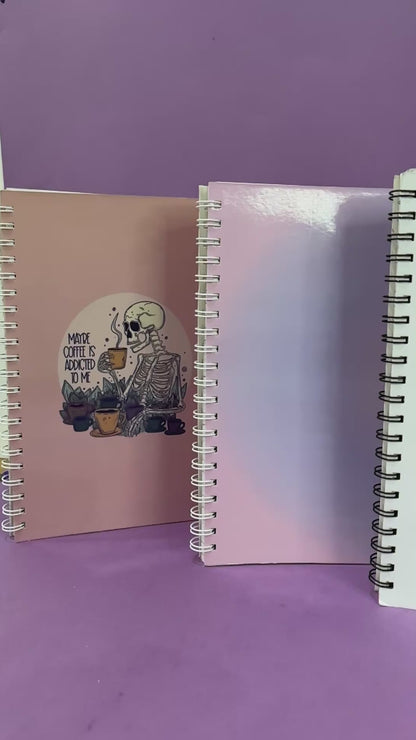 Set of Four -A4 spiral Notebook